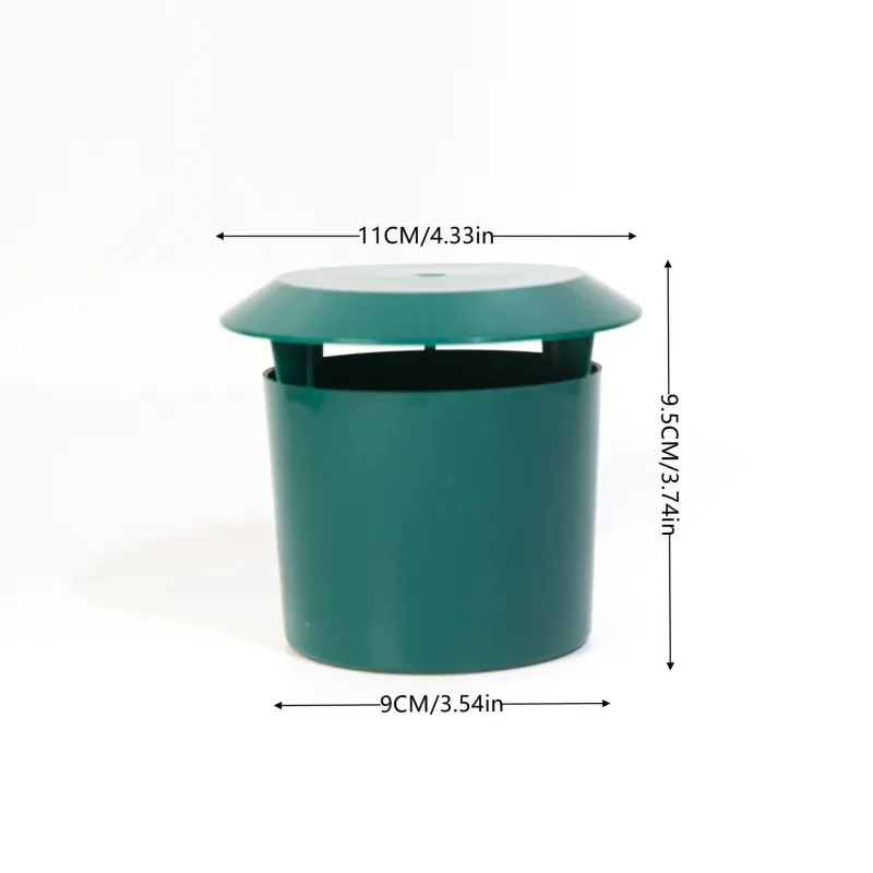 12Pcs Reusable Snail Trap Box Kit with 6 Containers and 6 Lids, Physical Slug & Snail Catcher for Garden Yard Gardening Tools
