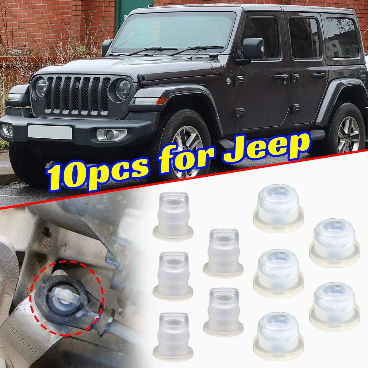 10pc for Jeep Patriot 2007-2017 Gearbox Linkage Cable Bushing Repair Kit AT MT Pull Head Gear Shifter Lever Wearable Spare Parts