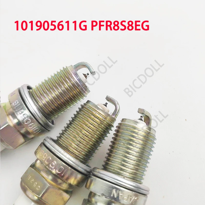 

4/6 шт. 101905611 г PFR8S8EG платиновая Свеча зажигания для Audi A6 A7 A8 Q5 Q7 3.0L CREC Volkswagen Touareg 3,0 V6 TSI CYJA