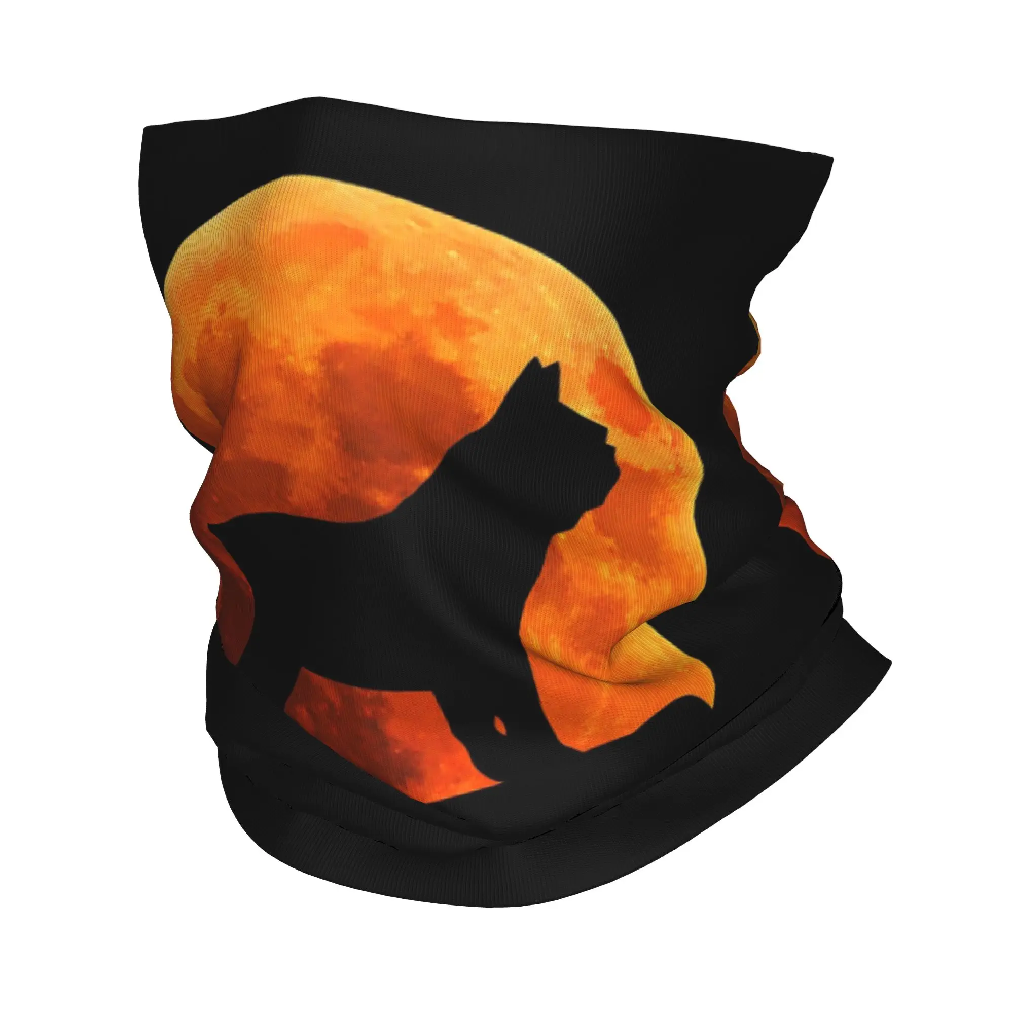 

Бандана-маска с принтом французского бульдога и силуэтом собаки на фоне луны, теплая маска для лица, шарф для бега, для мужчин и женщин, для взрослых