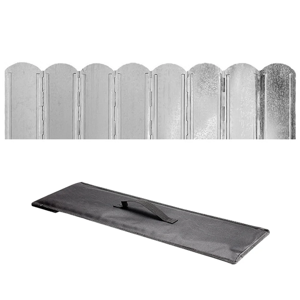 

1Set Foldable Cooking Windscreen Burner Windbreakers Lightweight Anti-Wind Tool for Outdoor Camping Bbq for Camping