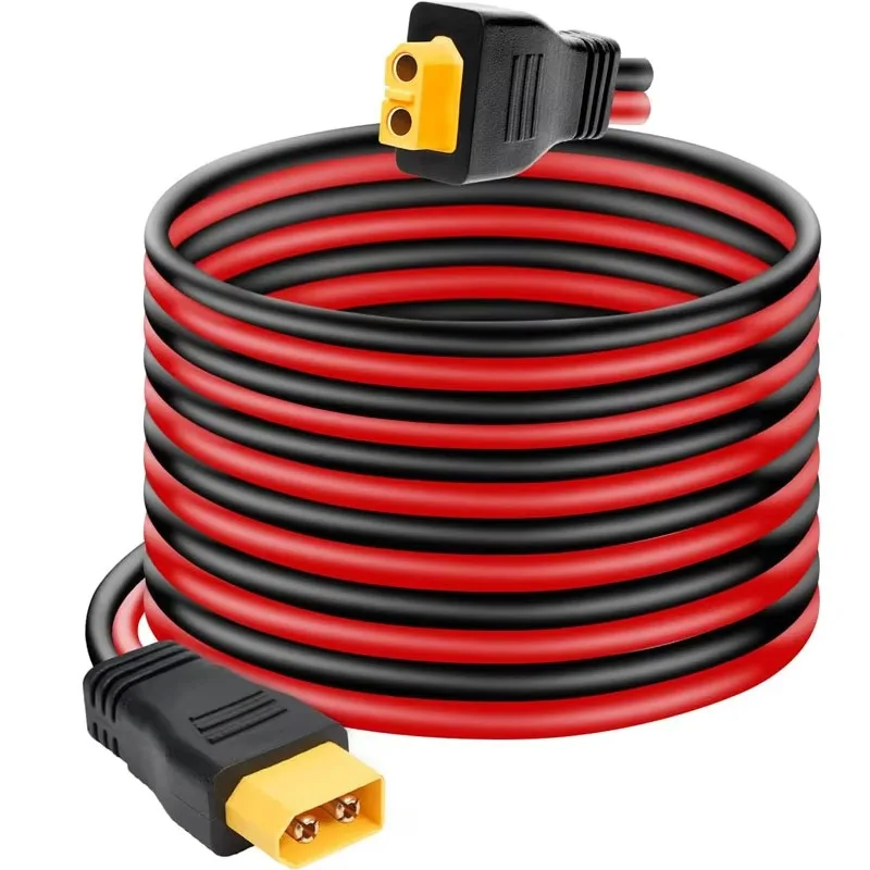 12AWG XT60 Female to Male Extension Cable, 1M 2M 3M 6M Optional for ALLPOWERS Ecoflow Delta River Anker