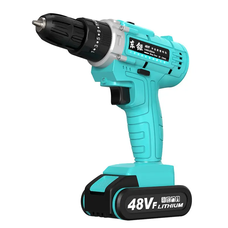 

Аккумуляторная дрель промышленного класса, двухскоростная литиевая электрическая дрель-пистолет, бытовая электрическая отвертка, перезаряжаемая ручная дрель