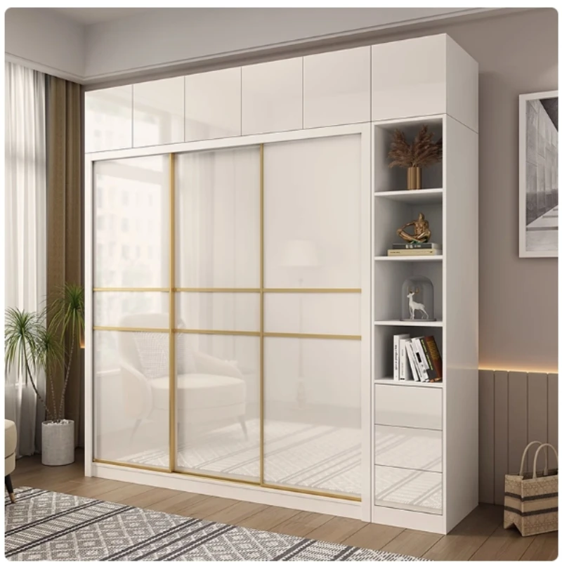 

Sliding Door Support Wardrobe Holder Bracket Storage Cabinet Bedroom Wardrobe Clothes Organizer Shelves Guarda Roupa Furniture