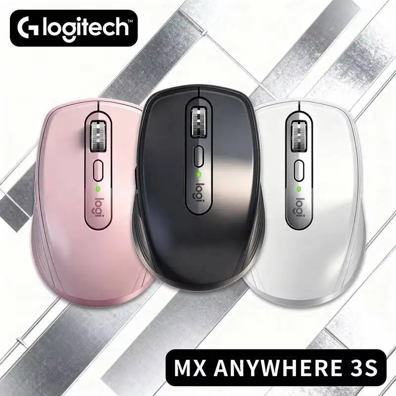 

Компактная мышь Logitech MX Anywhere 3S, эргономичный дизайн, перезаряжаемая, с быстрым прокруткой для портативных ПК Mac