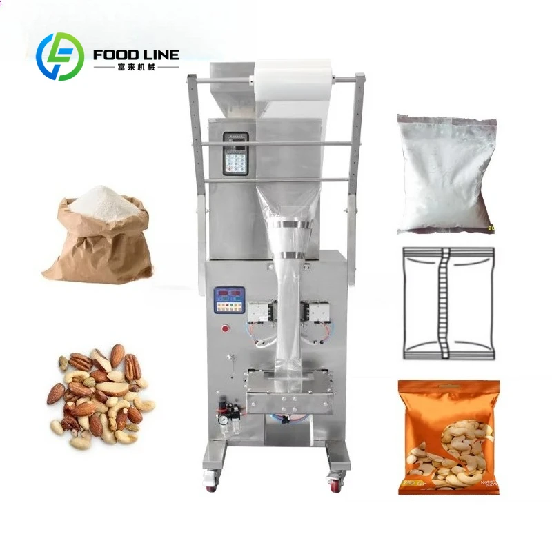 

Customized Automatic Back Seal Granule Packing Machine Multi function Popcorn Biscuit Chips Bag Food Shop Hot Buy