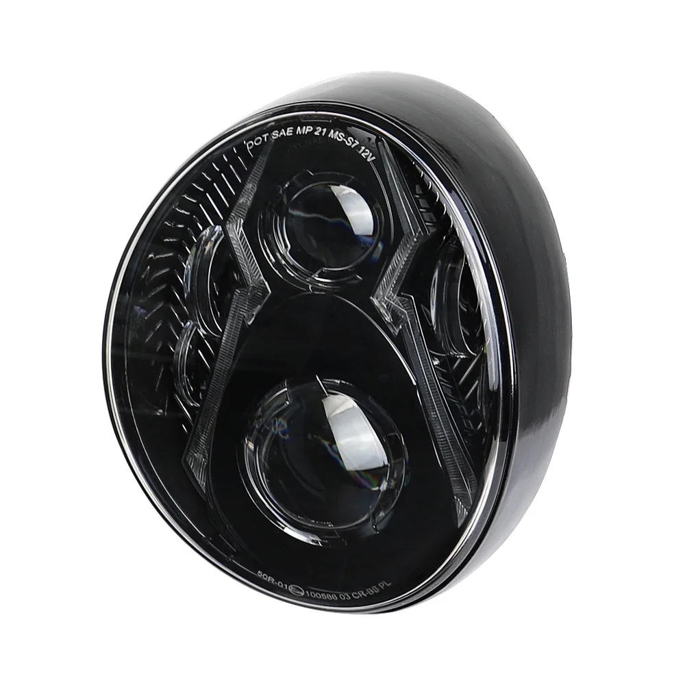 متوفر في المخزون مصابيح أمامية Led للدراجة النارية Aukma لـ Harley 2018 Breakout 114 FXBR FXBRS كشافات بديلة عالية ومنخفضة شعاع القيادة الخفيفة