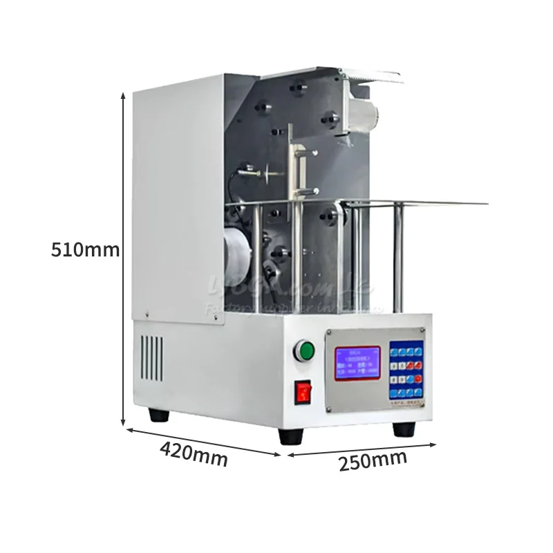 LY Semi-automatic Film Wrapping Machine Customized Automatic Bundling Wire and Cable Packing Film Wrapping and Gluing Machine