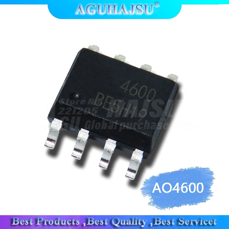 10pcs 4600 AO4600 SOP8 LCD high voltage plate MOS tube New Original