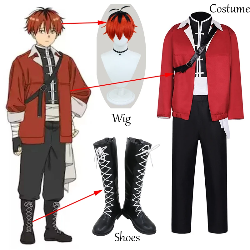 

SingXeng аниме Frieren At The Funeral Stark Косплей Костюм Старк Обувь Сапоги Униформа Хэллоуин Рождественский наряд Настроить