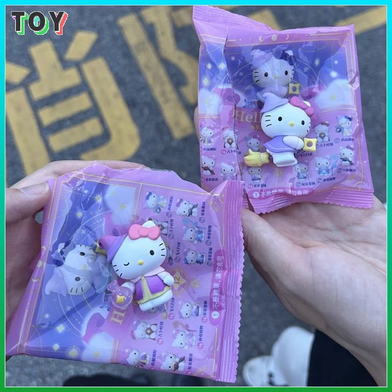 

HelloKitty Astrology Bean Kittycat Blind Box Cute Study Figurine Trendy Collectible Toy for Girls Funny Home Decoration Gift