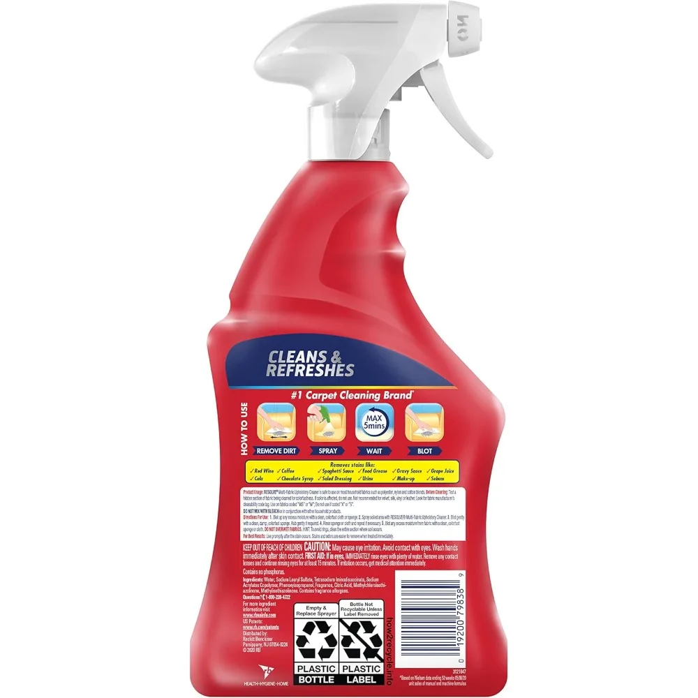 

US Shipping Hot New Multi-Fabric Cleaner Spray 22 oz Carpet Upholstery Stain Remover