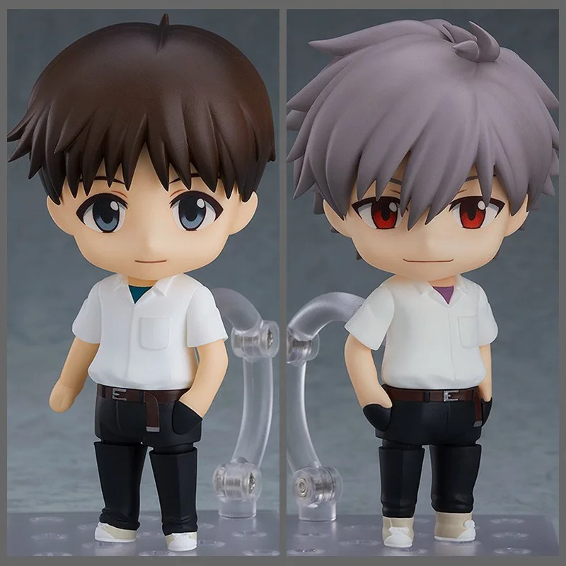 

10cm Ikari Shinji 1260 Nagisa Kaworu 1261 Anime Action Figure Model Collection Cartoon Figurine Toys For Friend gifts