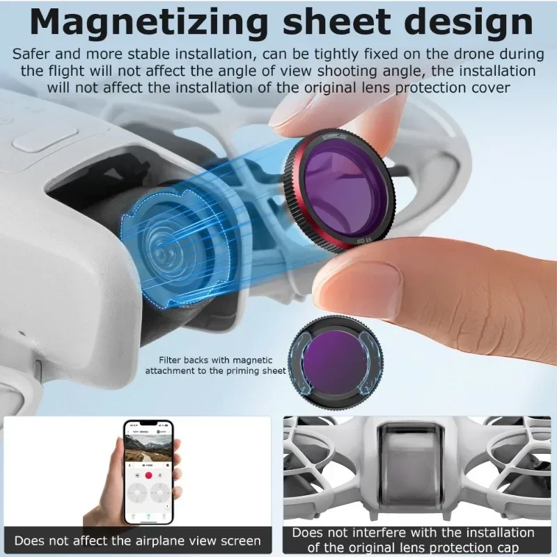 สําหรับ ND ตัวกรองชุดกล้อง ND8/16/32 UV CPL Optical Glass กล้องเลนส์กรองชุดสําหรับ DJI Neo Drone อุปกรณ์เสริมเลนส์ Protector