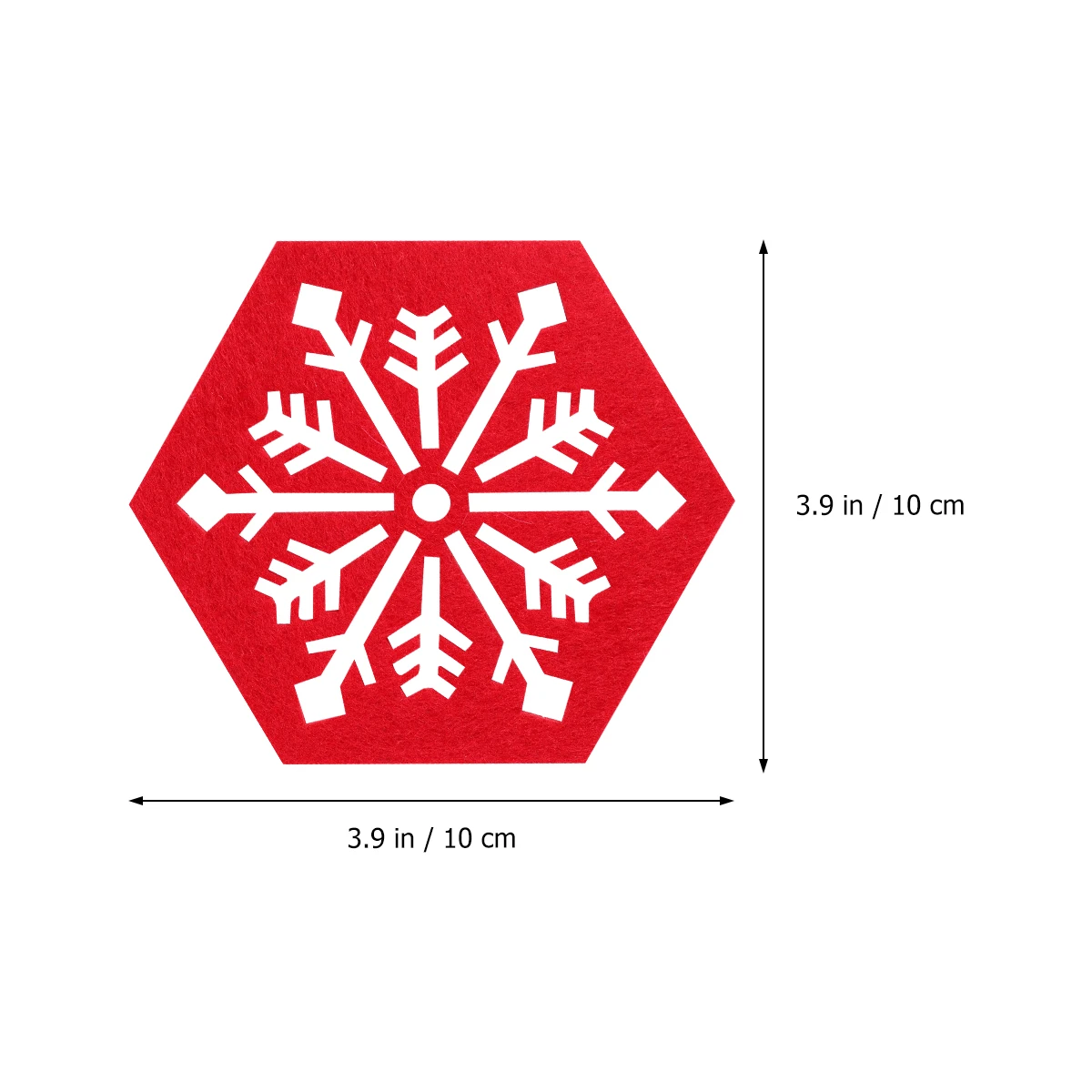 

14PCS Felt Coasters Heat Resistant Mats Insulated Hot Pads Pot Holders Christmas Gifts Kitchen Table Decor Wedding Banquet
