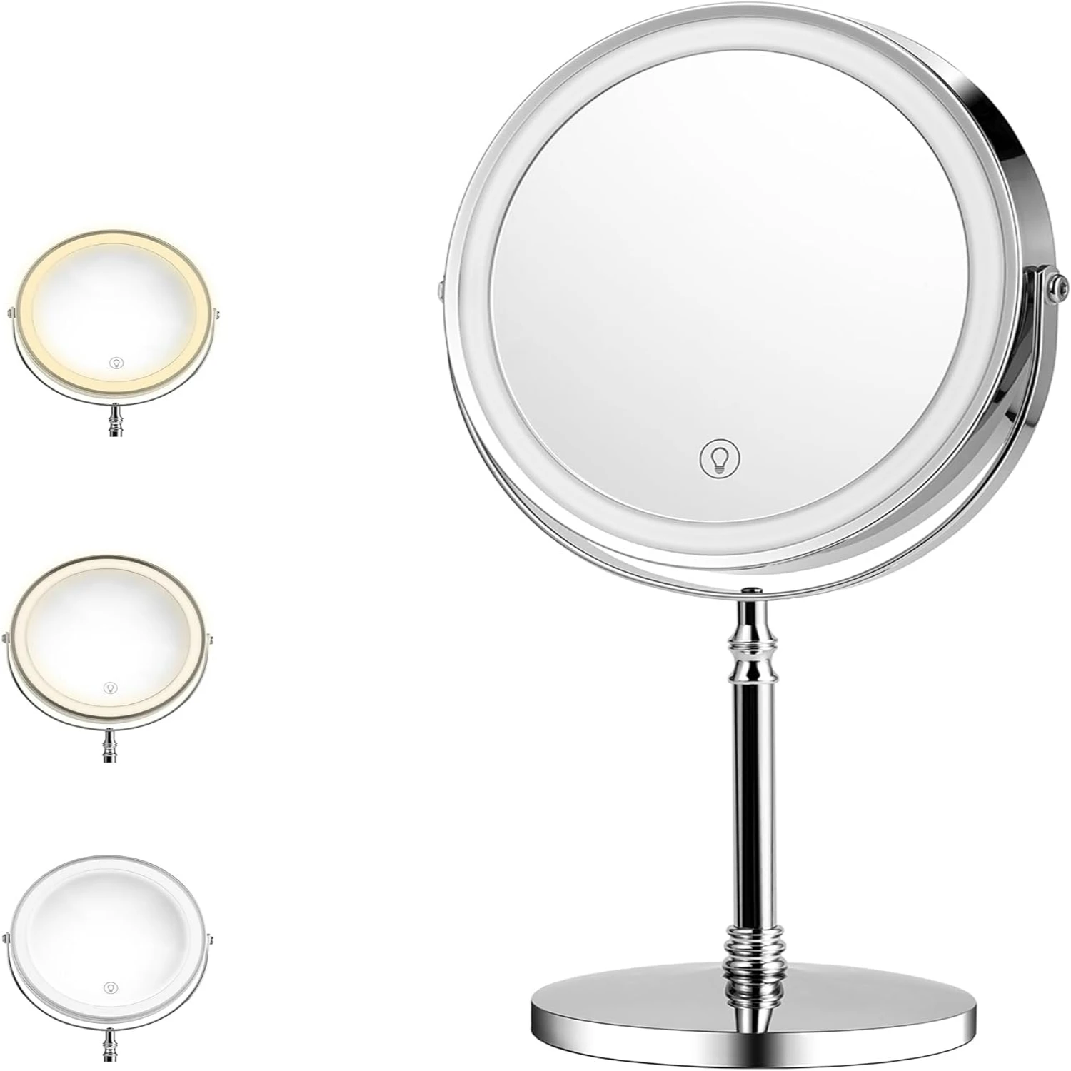 

Enhance Your Makeup Routine with this Luxurious Premium Illuminated Mirror - Perfect for Achieving Stunning Makeup Looks. Elevat