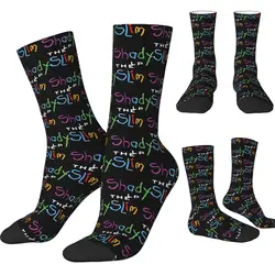 Eminem The Death Of Slim Shady Stockings Design Elegant Socks Autumn Anti Skid Socks Unisex Men Outdoor Quality Socks