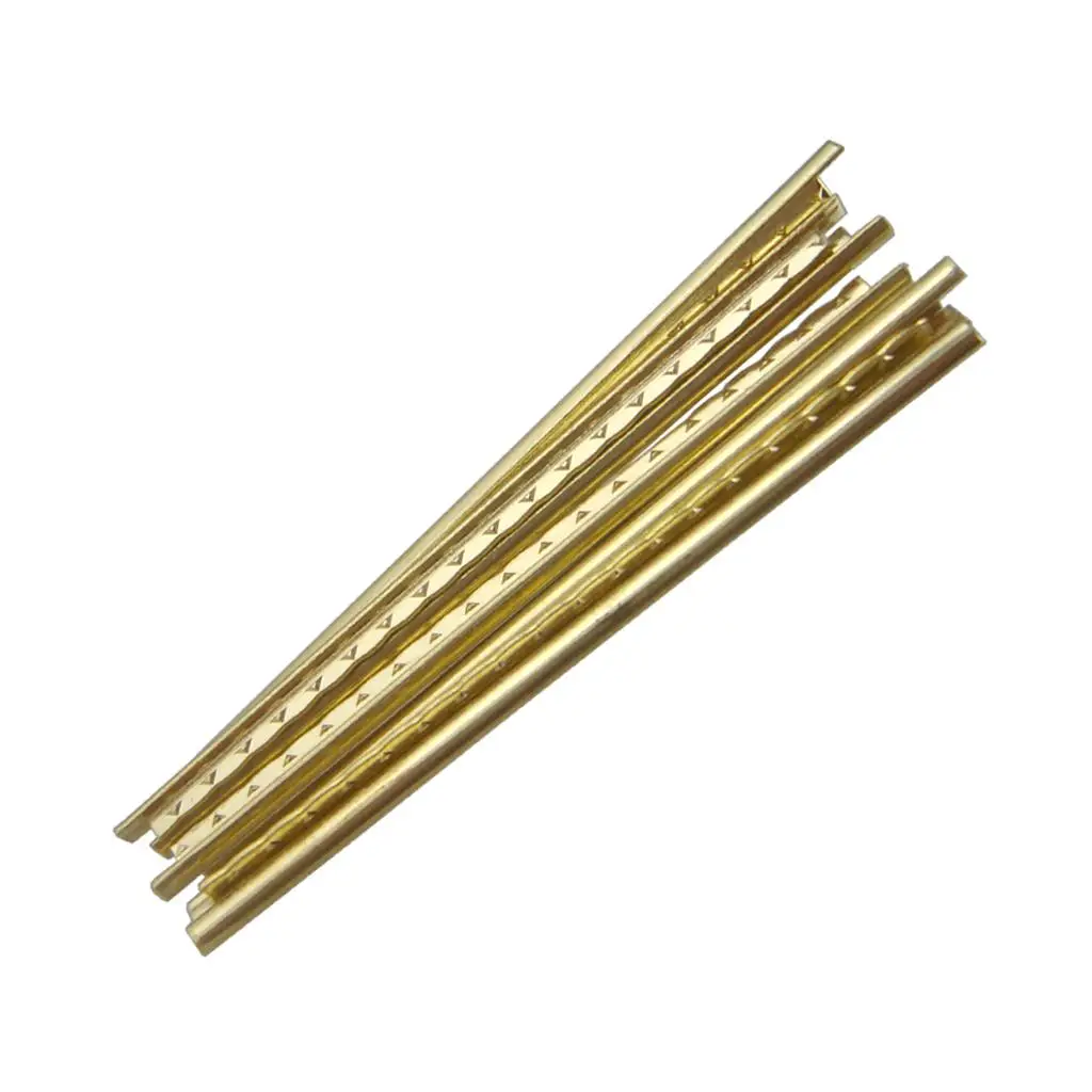 Pack of 19 Brass Fret Wires Fretwire Golden for 39inch Classical Guitar Neck Fretboard Parts