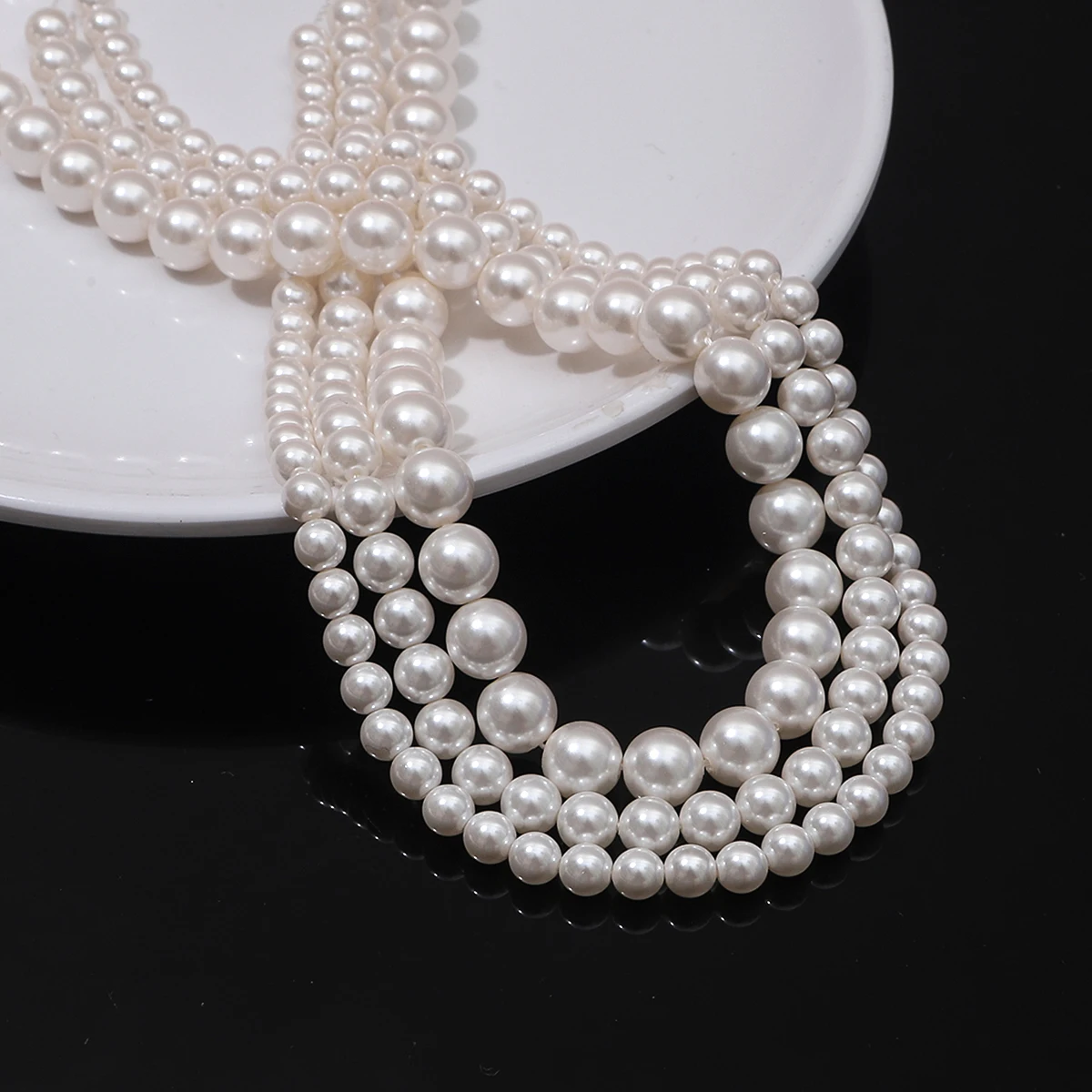 2/3/4/5/6/8/10mm Glass Imitation Pearls Beads for DIY Bracelet Earrings Necklace Beads for Handmade Jewelry Making Craft