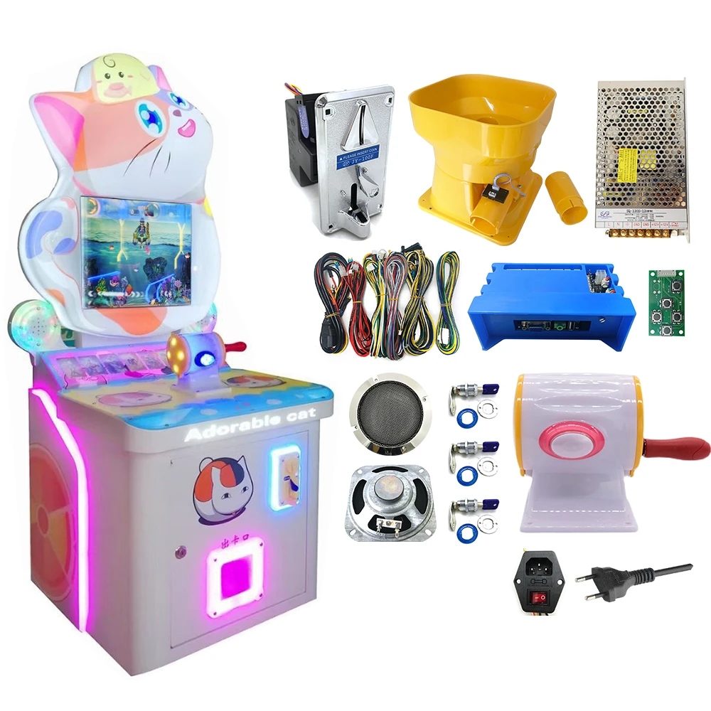 

Indoor Playground Equipment Parts Kids Arcade Simulator XD Fishing Game Kit Coin Operated Fishing Game For Sale