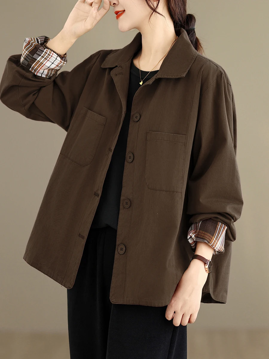 

Faionable Korean Sle Women's Windbreaker Jaet Casual Versatile Spring Autumn New Arrival Brand Women's Clothing