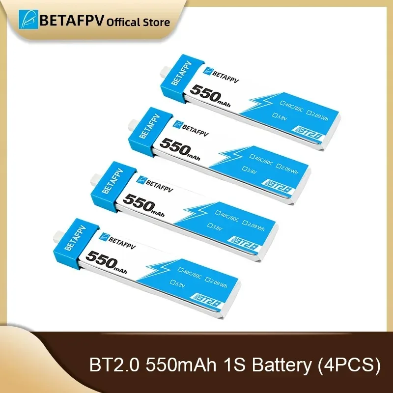 

BETAFPV RC батарея BT2.0 550 мАч 1S BETAFPV FPV комплект гоночного дрона оригинальный FPV Lipo BT2.0 разъем