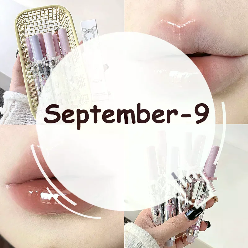 Cappuvini Ballet Girls Mirror Crystal Lip Gloss Makeup Water Glass Lip Glaze Waterproof Film Forming Sponge Head Jelly Lip Tint