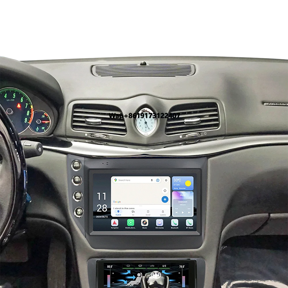 

9'' Android 13 Car Radio for GT 2007-2015 665 GPS Navigation Multimedia Player Auto Wireless Carplay HD Screen