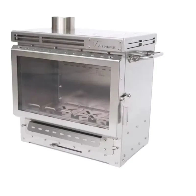 2026 Outdoor Wood-Burning Stove Environmentally Friendly Stainless Steel Cookware For Camping Hiking Touring Tent Heating Cookin