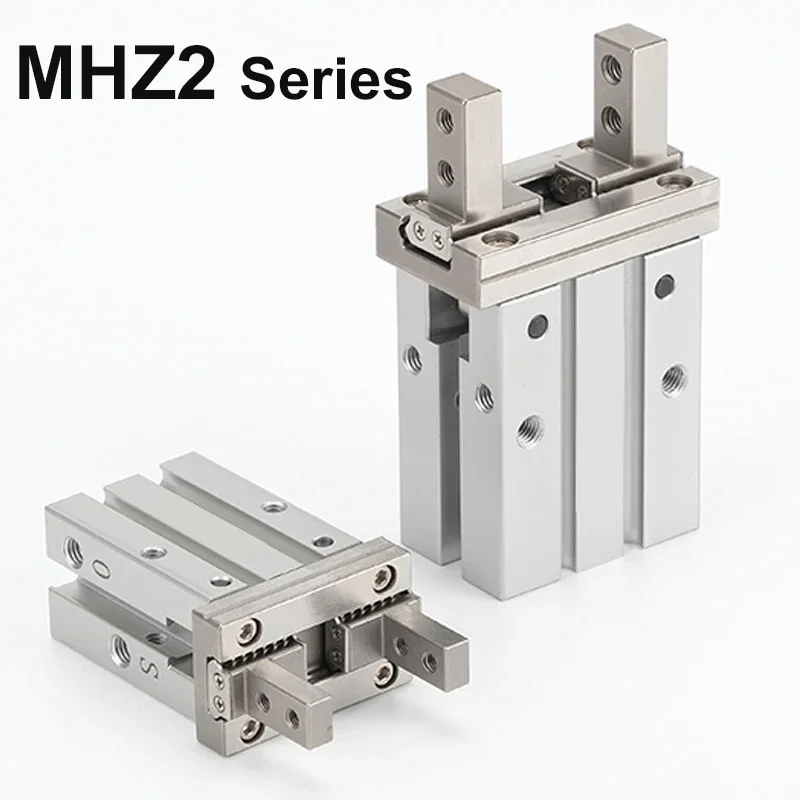 MHZ2 10D 16D 20D 25D 32D 40D Double Acting Air Gripper Pneumatic Finger Cylinder SMC Type Aluminium Clamps Bore 10-40mm Grab