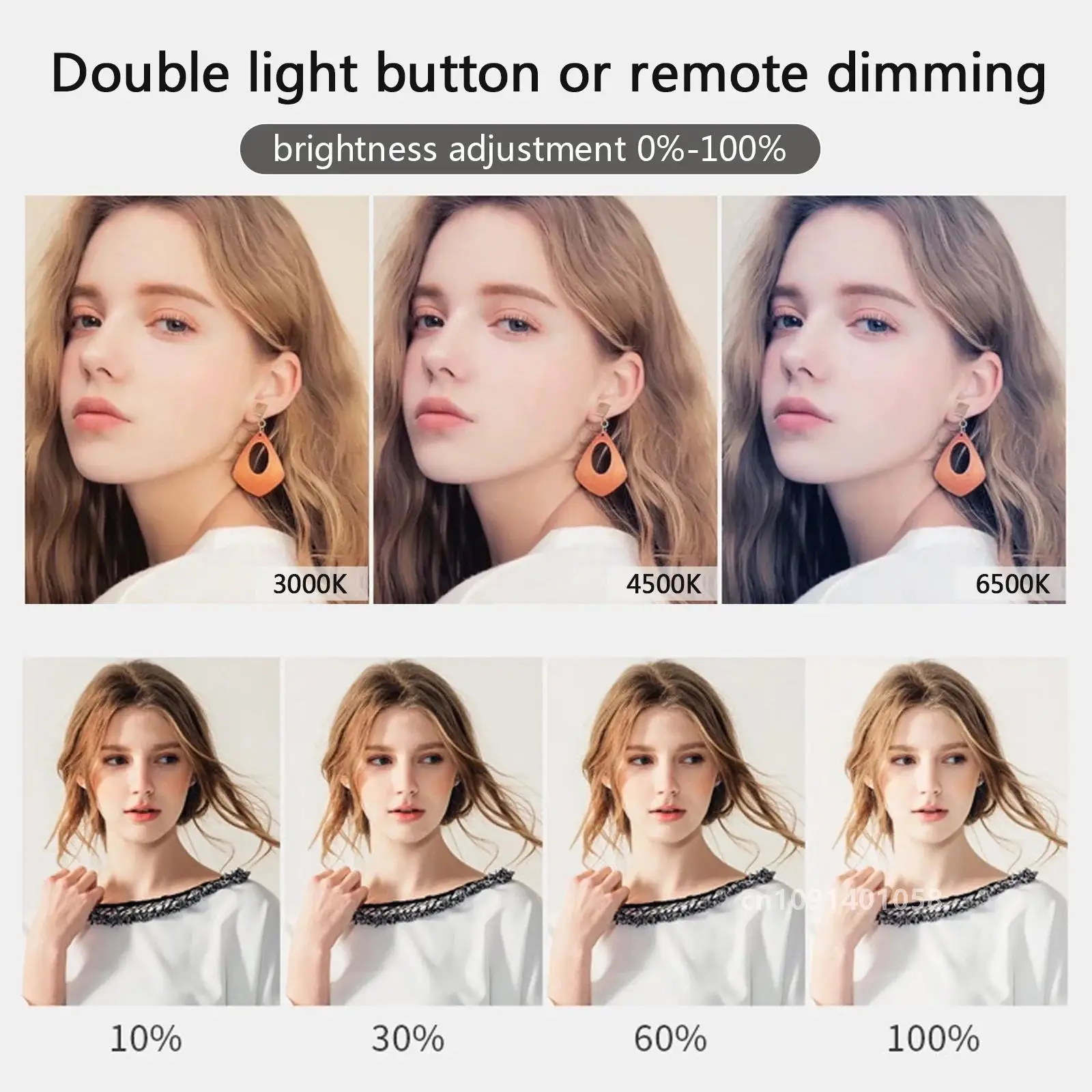 50W 3000k-6500k Bi-color LED Fill Lamp Video Light Panel Photography Lighting Live Stream Photo Studio Light with Tripod Stand