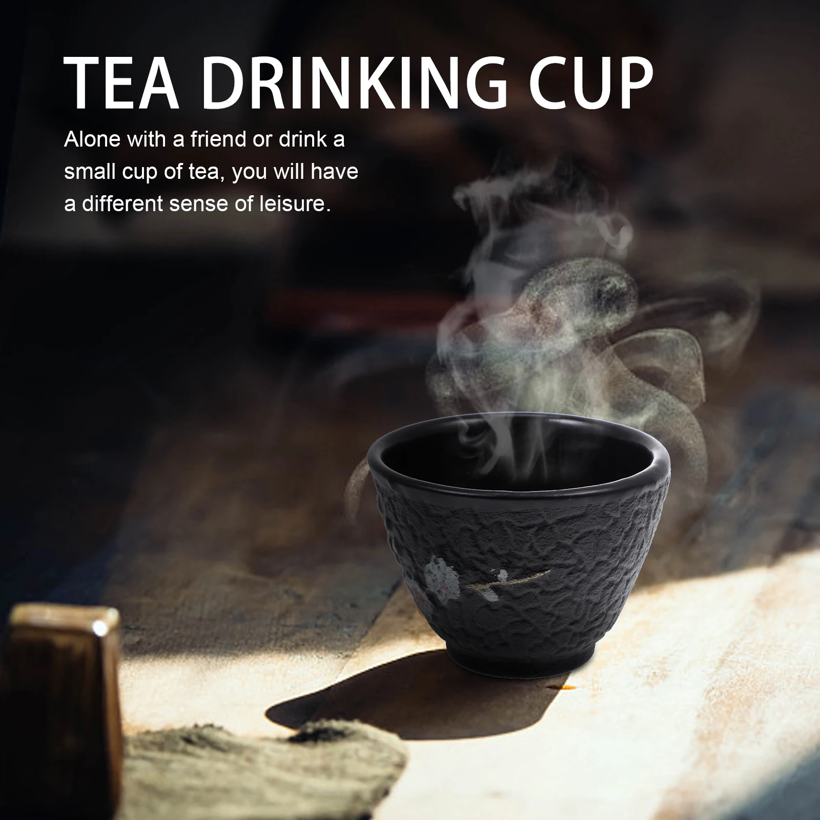 

Cast Iron Tea Cup Coffee Mugs Porcelain Cups Japanese Style Teaware Kung Fu Tea Set Hot Cold Drinks Dishwasher Safe
