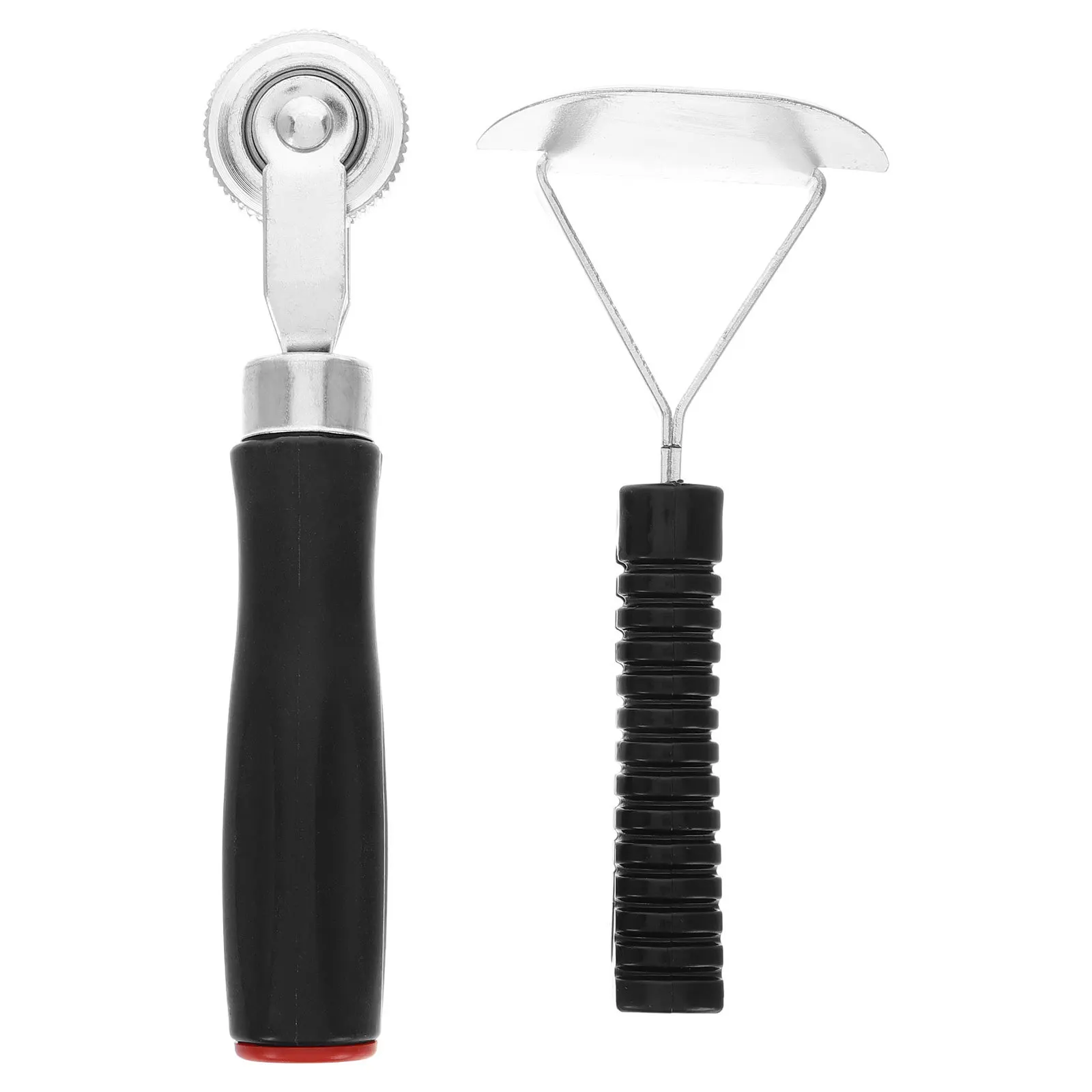 

2Pcs Tire Patch Roller Inner Liner Scraper Set Heavy Duty Repair Tools Car Truck Motorcycle Tire Patch Repair Kit