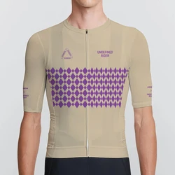 Aogda High Quality Short Sleeve Cycling Jersey Men,Pro Team Slim Fit Cut Bike Jersey,Breathable Lightweight Bicycle Clothing
