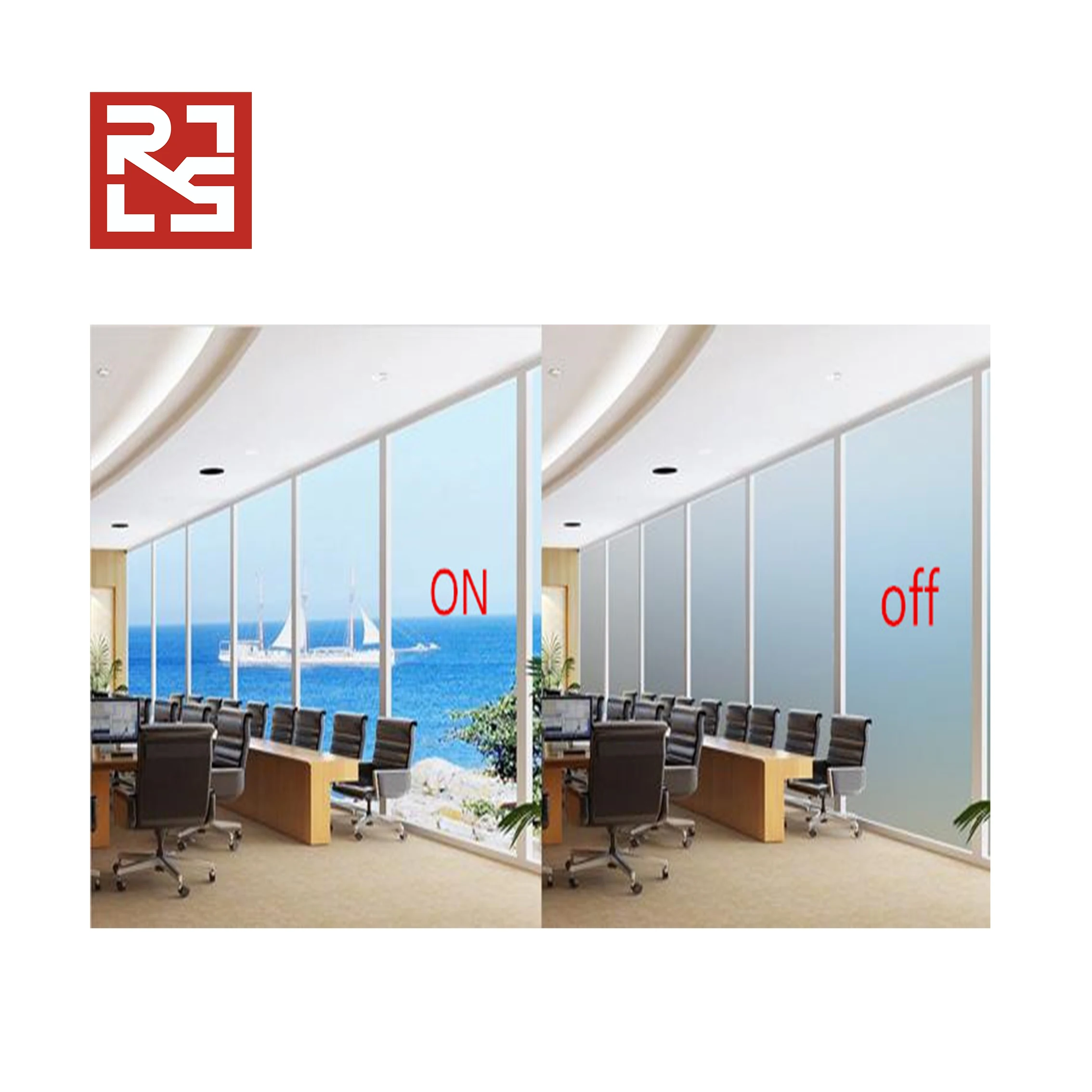 PDLC Smart Film Self-Adhesive Decorative Intelligent Glass Remote Control Tint Switchable Building Window Film