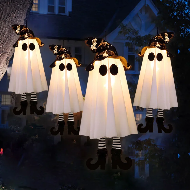 

Halloween LED Lights Witch Ghost Decorations Halloween Parties Home Decor Indoor and Outdoor Courtyard Horror Decorations