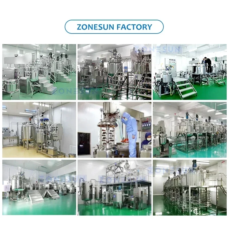 ZONESUN ZS-VM500 Miscelatore per riscaldamento sottovuoto per salsa Hollandaise Maionese Lozione Crema Produzione di pretrattamento