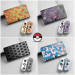 Pokemon Gengar Magikarp TPU miękkie etui ochronna powłoka etui Joycon dla Nintendo Switch NS akcesoria do kryształowe etui konsoli