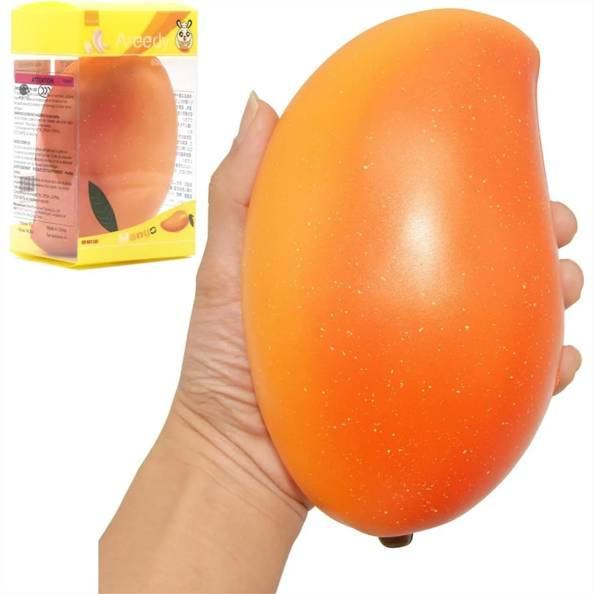 

Squishy Mango Stress Toy, Colossal Slow Rising Scented Fruit Squishies for Relaxation and Fun