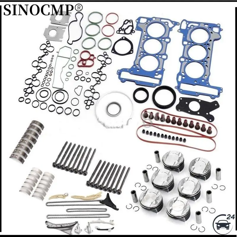 

EA839 Engine Rebuild Kit 06M198151 9A710706630 9A710706631 06E103051J 9A710570220 9A710922900 For Porsche Audi A6 S4 S5 B9 3.0L