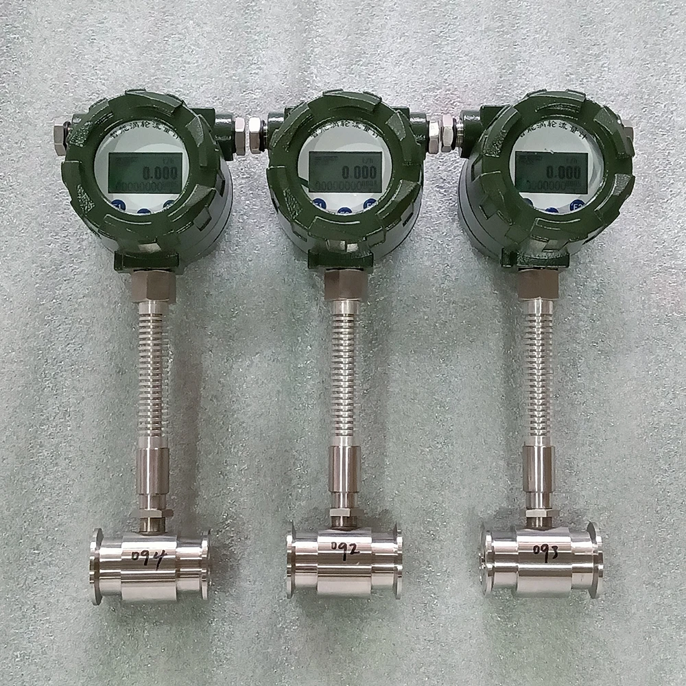 Intelligent 24V Digital Steam Flow Meter Stainless Steel Vortex Flowmeter with LCD Display OEM Customizable for  Fuel