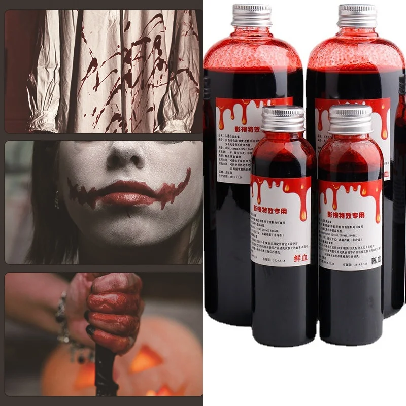 Halloween Fake Blood / Simulations Human Vampire Humans Teeth Hematopoietic / Props Vomiting Edible Pulpbtmv Cos Ultra-Realistic