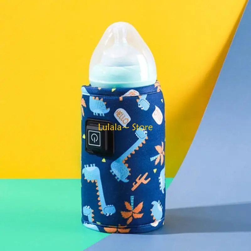 Y4QA Infant Feeding Bottle Heated Cover Insulation Thermostat Heater Thermal Bag