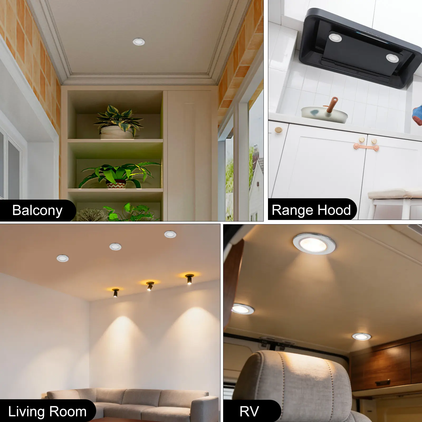

LED Light Bulbs Range Hood Cooker Hood Light Recessed Appliance Lamp Replacement Kitchen Under Cabinet Lighting 12V