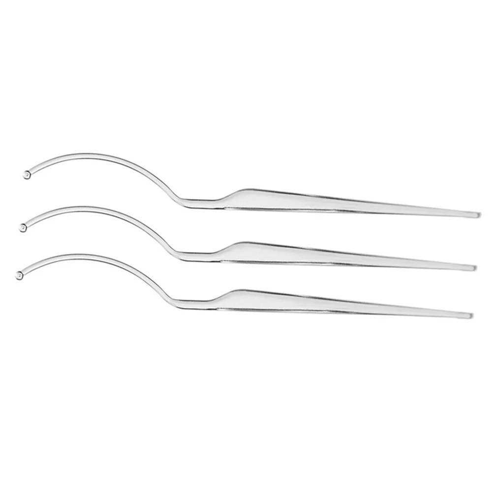 

3Pcs False Eyelash Display Tool Adjustable Curve Eye Shape Suitable Salon Home Use Durable Material Exquisite Workmanship White