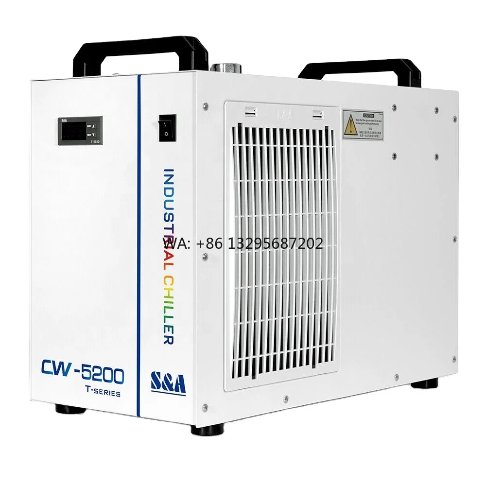 

S&A Industrial Cooling System Cooler 60W-150W CW3000 CW5000 CW5200 CW6000 CO2 Laser Engraving Cutting Machine 5HP Compressor New