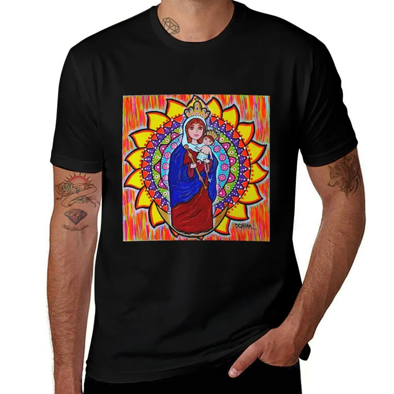 

Virgin of La Chinita T-Shirt Moisture Wicking Athletic T-Shirt