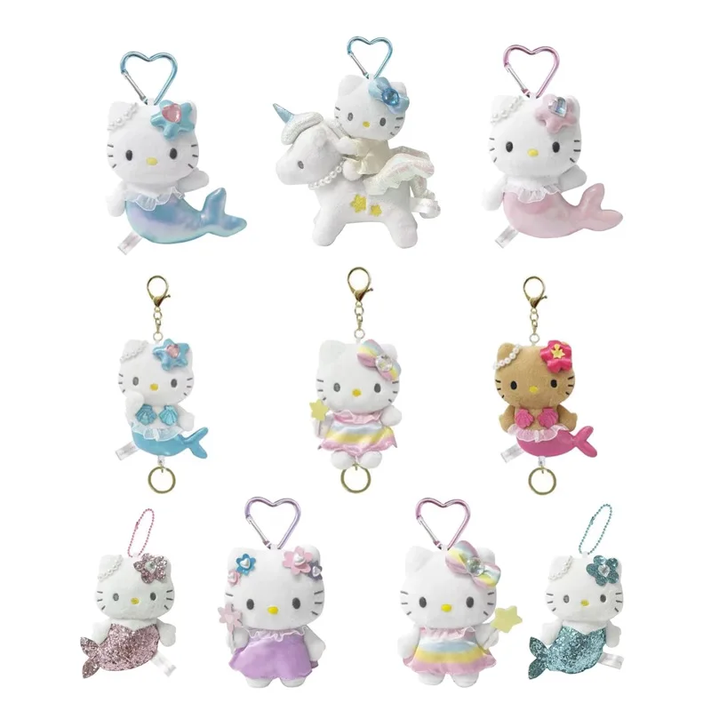

Kawaii Sanrio Long Legs Heisei Hot Girl Hello Kitty nic Plush Keychain my melody Pendant Cartoon Doll Toy Bag Pendant Gift