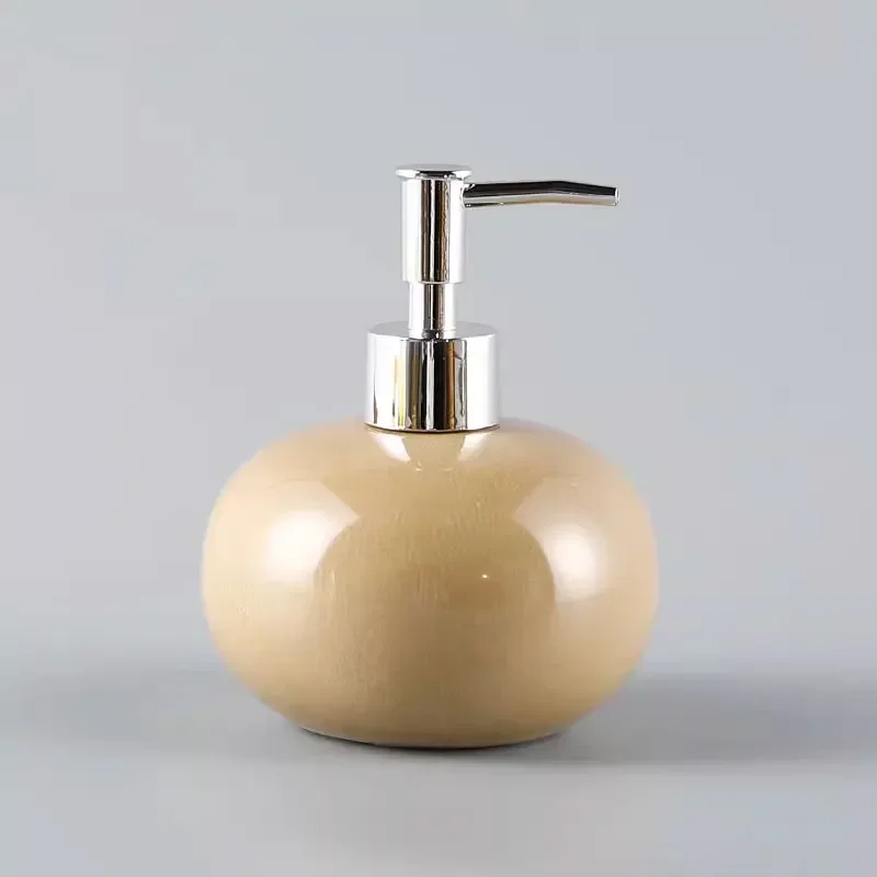 470ml  Ceramic lotion bottle Advanced hand sanitizer bottle Home stay hotel press bottle Shampoo shower gel separate bottles