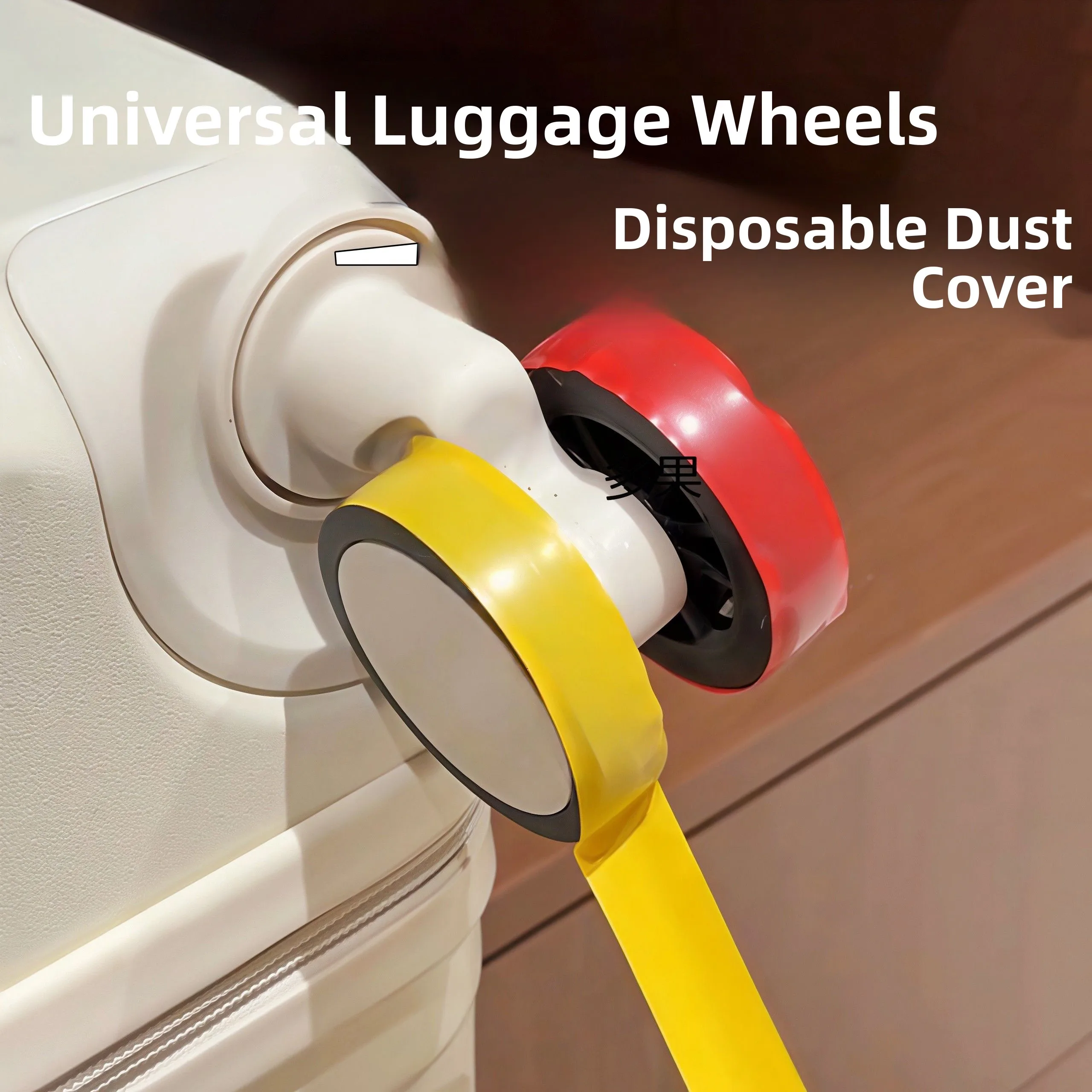 disposable-thickened-anti-dust-protection-film-for-luggage-wheels-universal-wheel-travel-suitcase-self-adhesive-wear-resistant